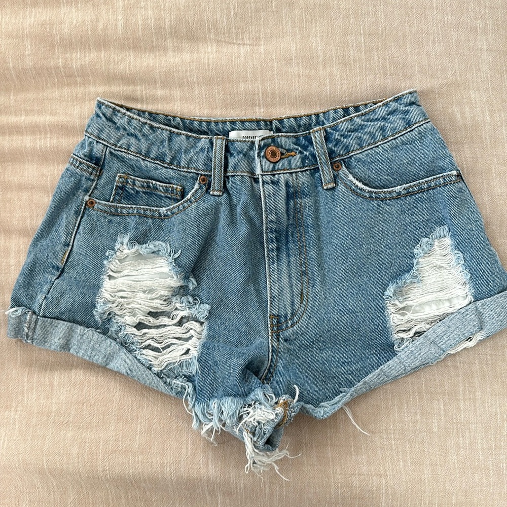 Forever 21 denim short shorts
